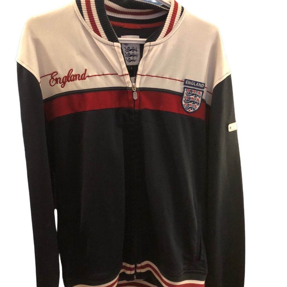 Official England Zip sweater Soccer futbol Men’s Large 2003, Throwback To 1966